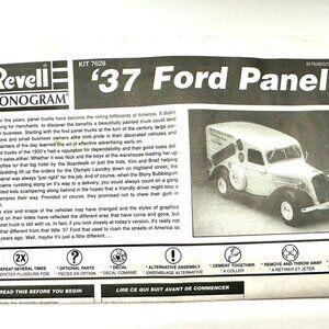 1937 Ford Panel Delivery by Revell Monogram Unbuilt Open Box